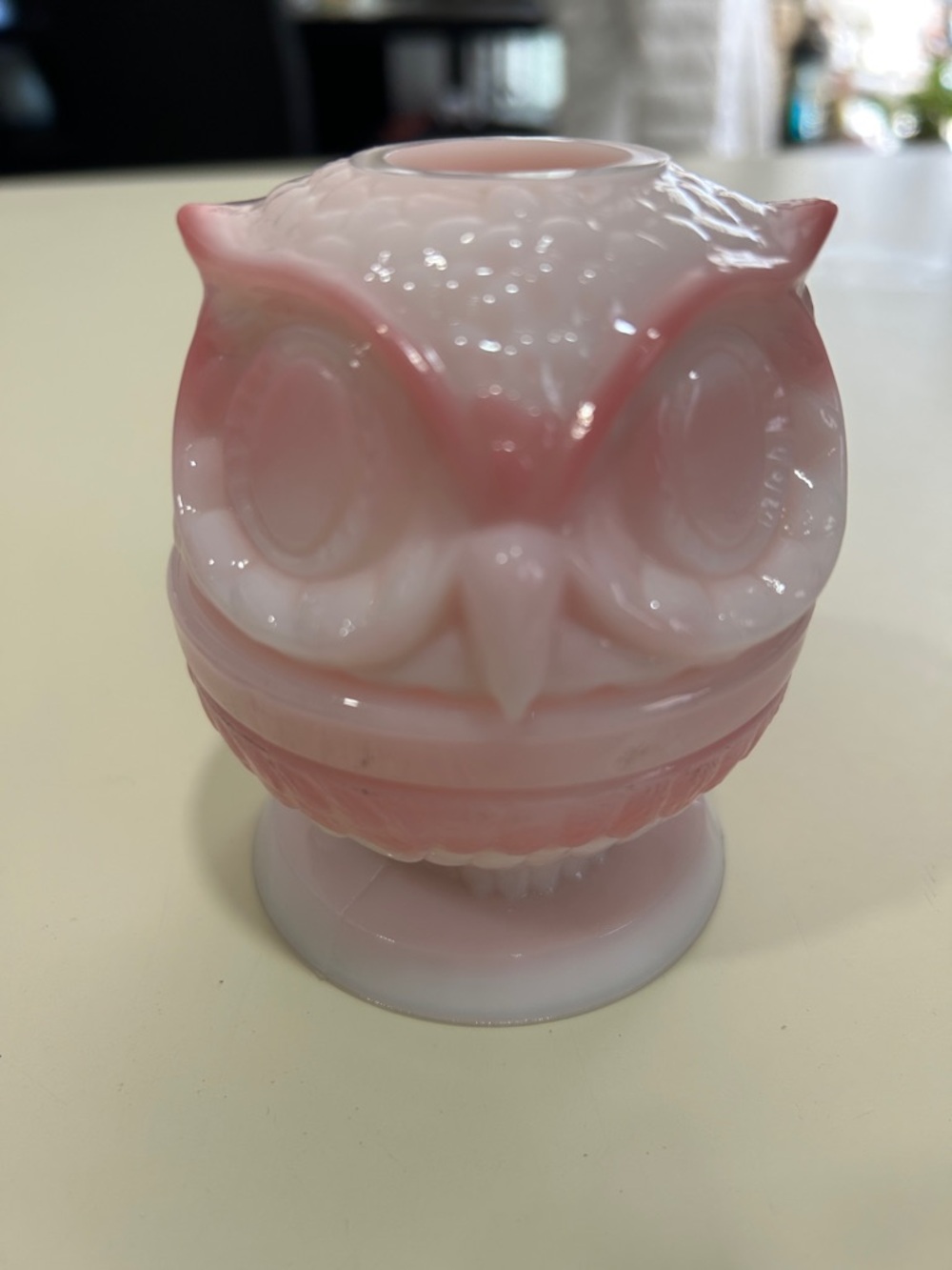Fenton Rosalene Owl Fairy Lamp